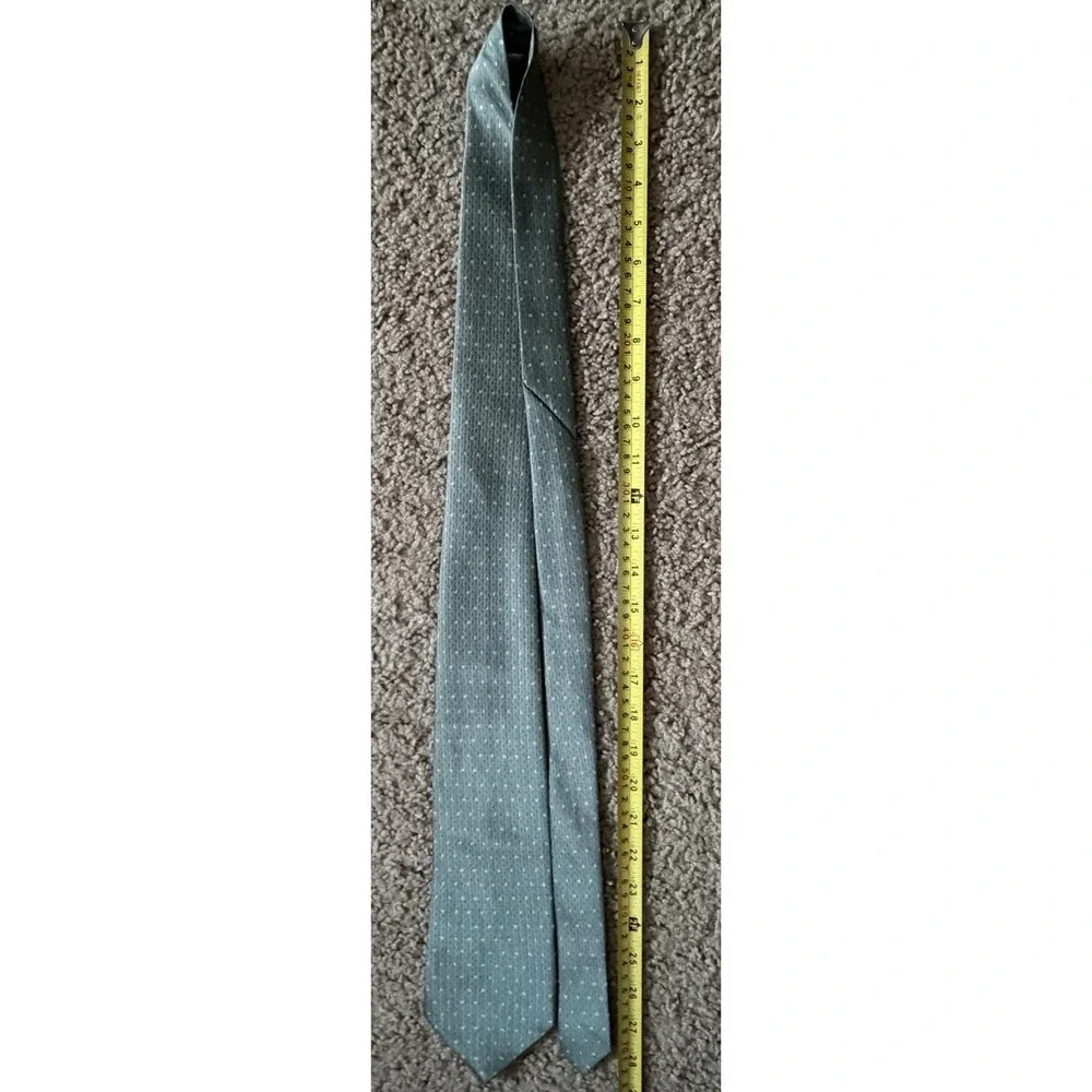 Cravatteville Neckwear Tie Green Gold Geometric Abstract Pattern Polyester JBHS